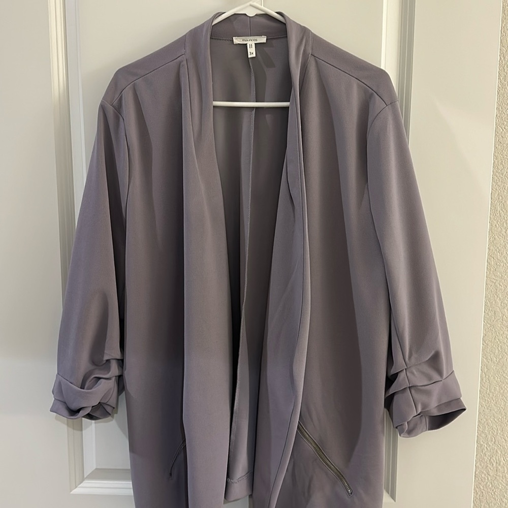 Maurices lilac blazer 3X